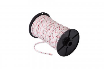 Schootlijn 10 mm wit rood per meter